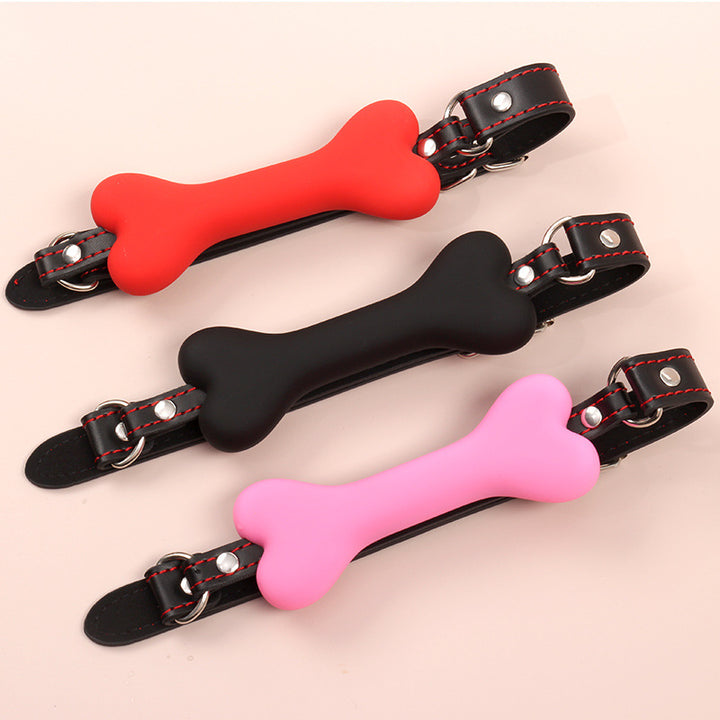 Bone Shaped Silicone Gag