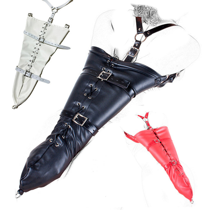 Lace-Up PU Leather Arm Bondage Glove