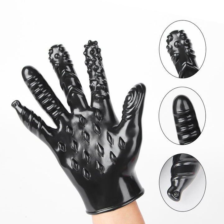 Textured Multi-Pattern Sensory Sleeve Glove