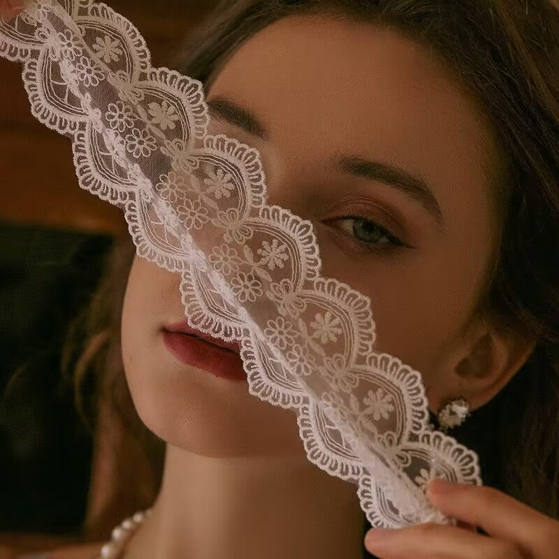 Floral Sheer Lace Eye Mask