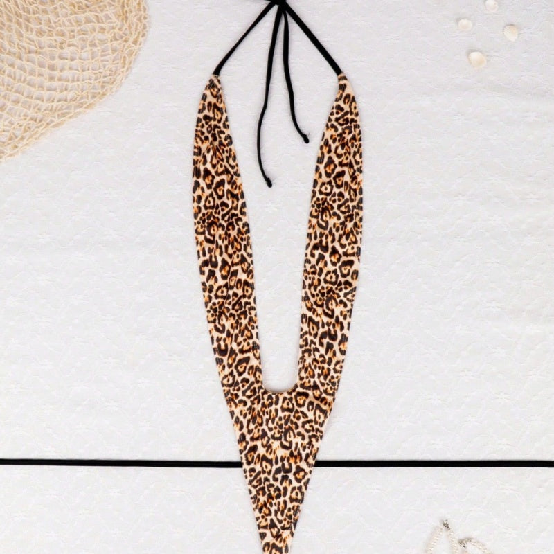 Leopard Deep-V Erotic Teddy