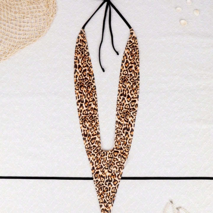 Leopard Deep-V Erotic Teddy