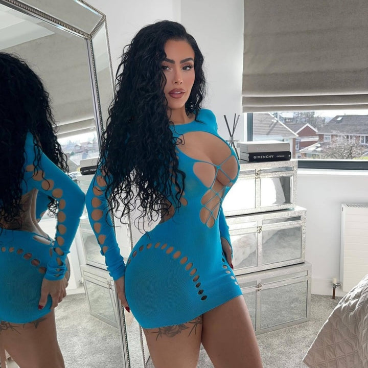 Sexy Hollow Out Bodycon Dress