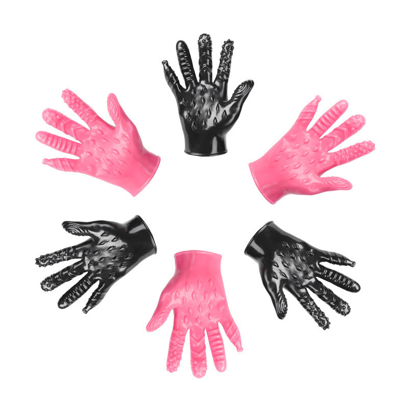 Textured Multi-Pattern Sensory Sleeve Glove