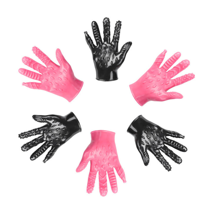 Textured Multi-Pattern Sensory Sleeve Glove