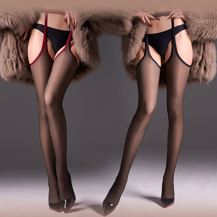 Airline Muse · Sheer Illusion Garter Stocking Tights