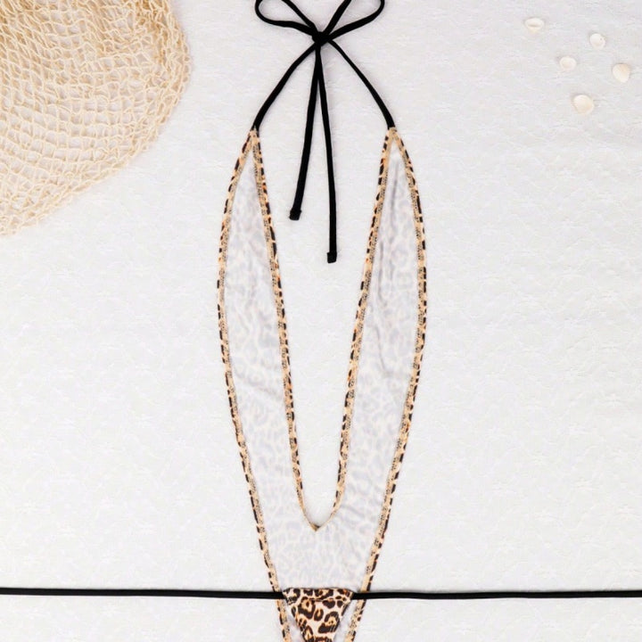 Leopard Deep-V Erotic Teddy