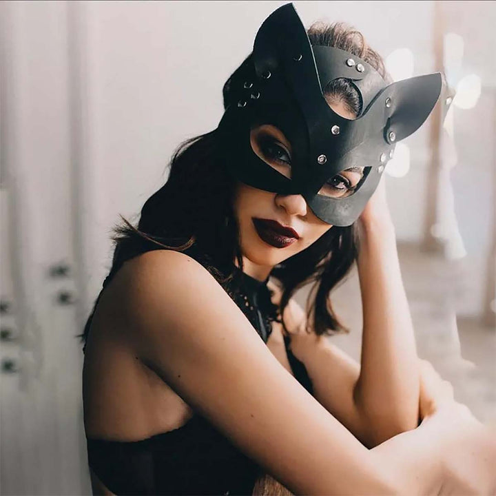Studded Fox Mask