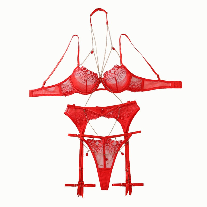 Romantic Lace Lingerie Ensemble
