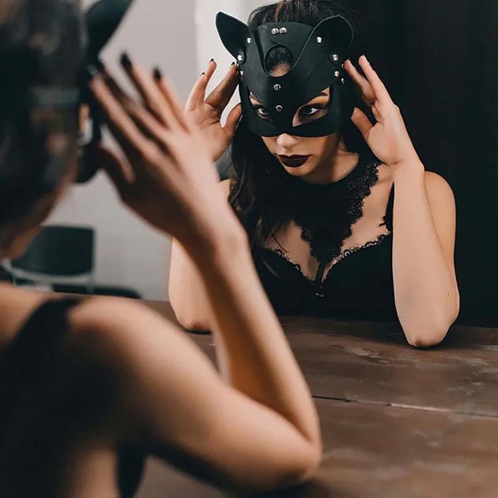 Studded Fox Mask