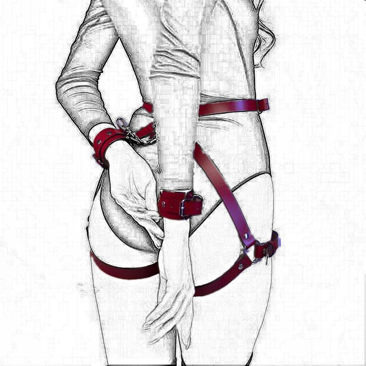 Leather Bondage Restraint Kit