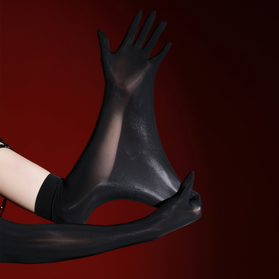 Silken Whisper Five-Finger Gloves