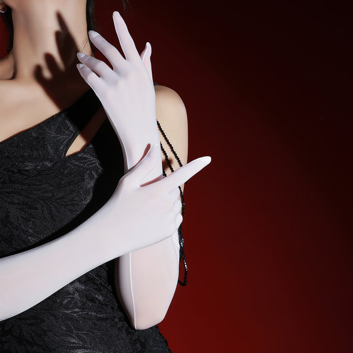 Silken Whisper Five-Finger Gloves