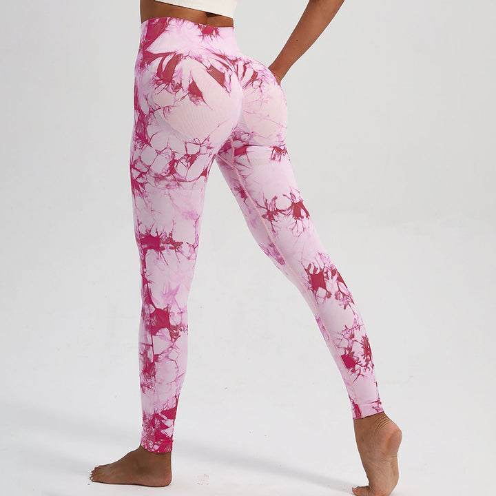 Tie Dye Scrunch Butt High Waist Yoga Leggings