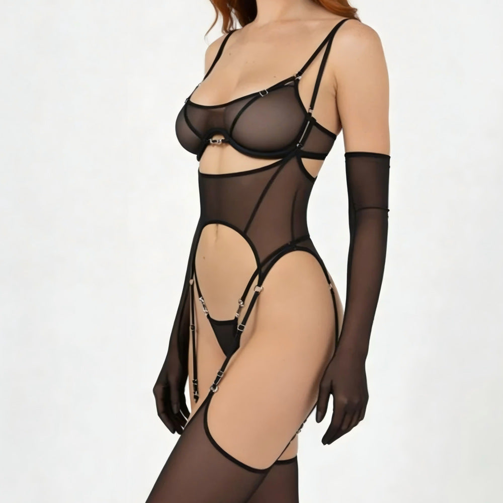 Veiled Temptation Sculpted Mesh Set