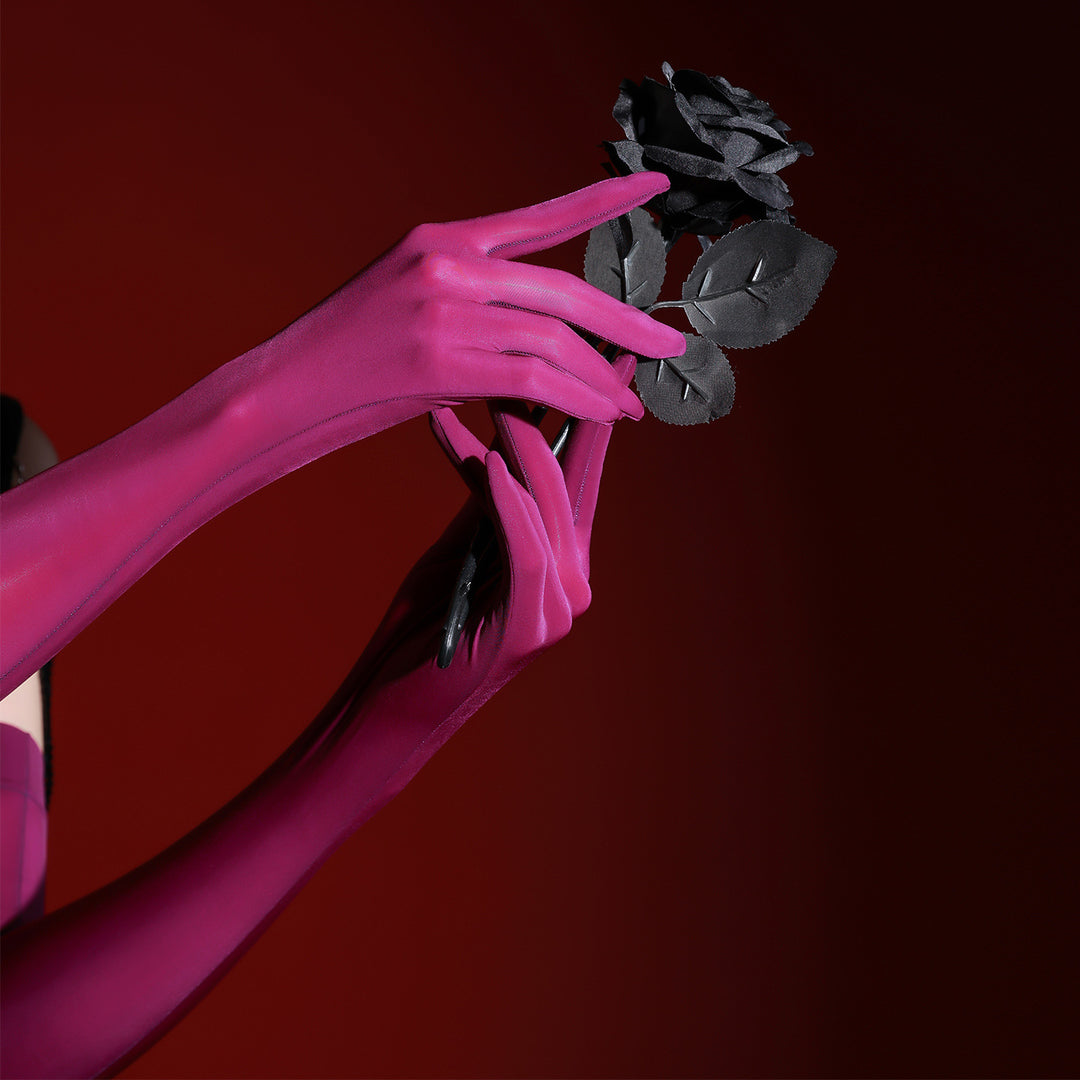 Silken Whisper Five-Finger Gloves