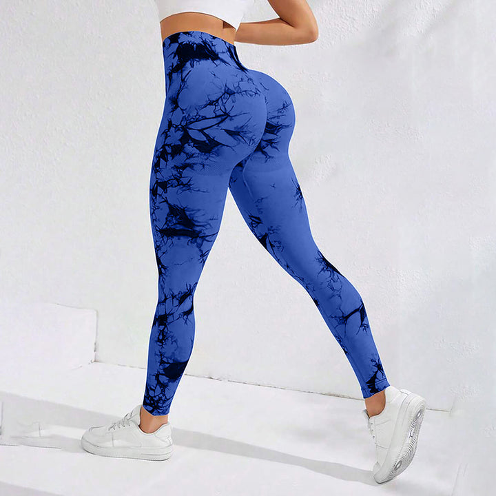 Tie Dye Scrunch Butt High Waist Yoga Leggings