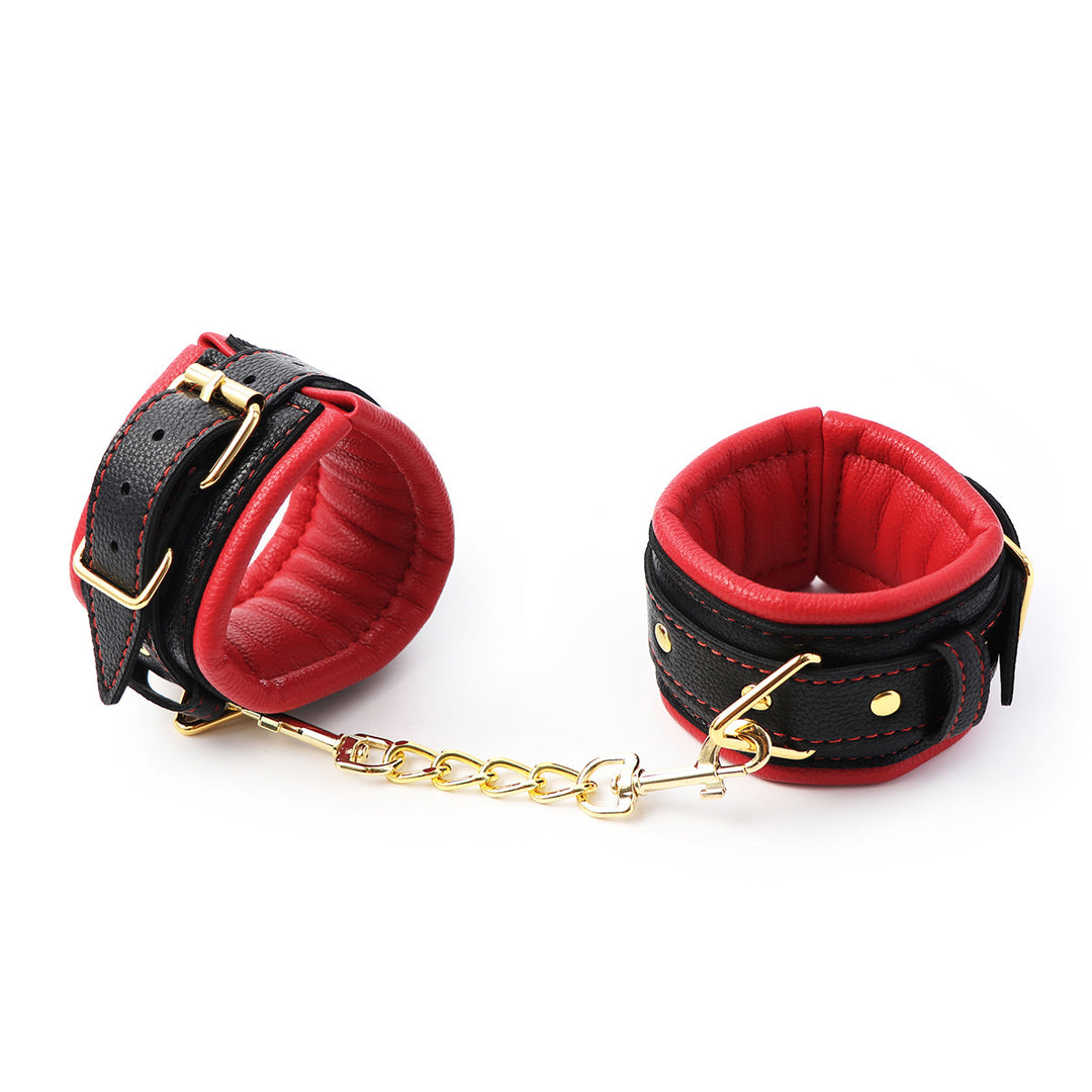Padded Leather Restraint Cuffs