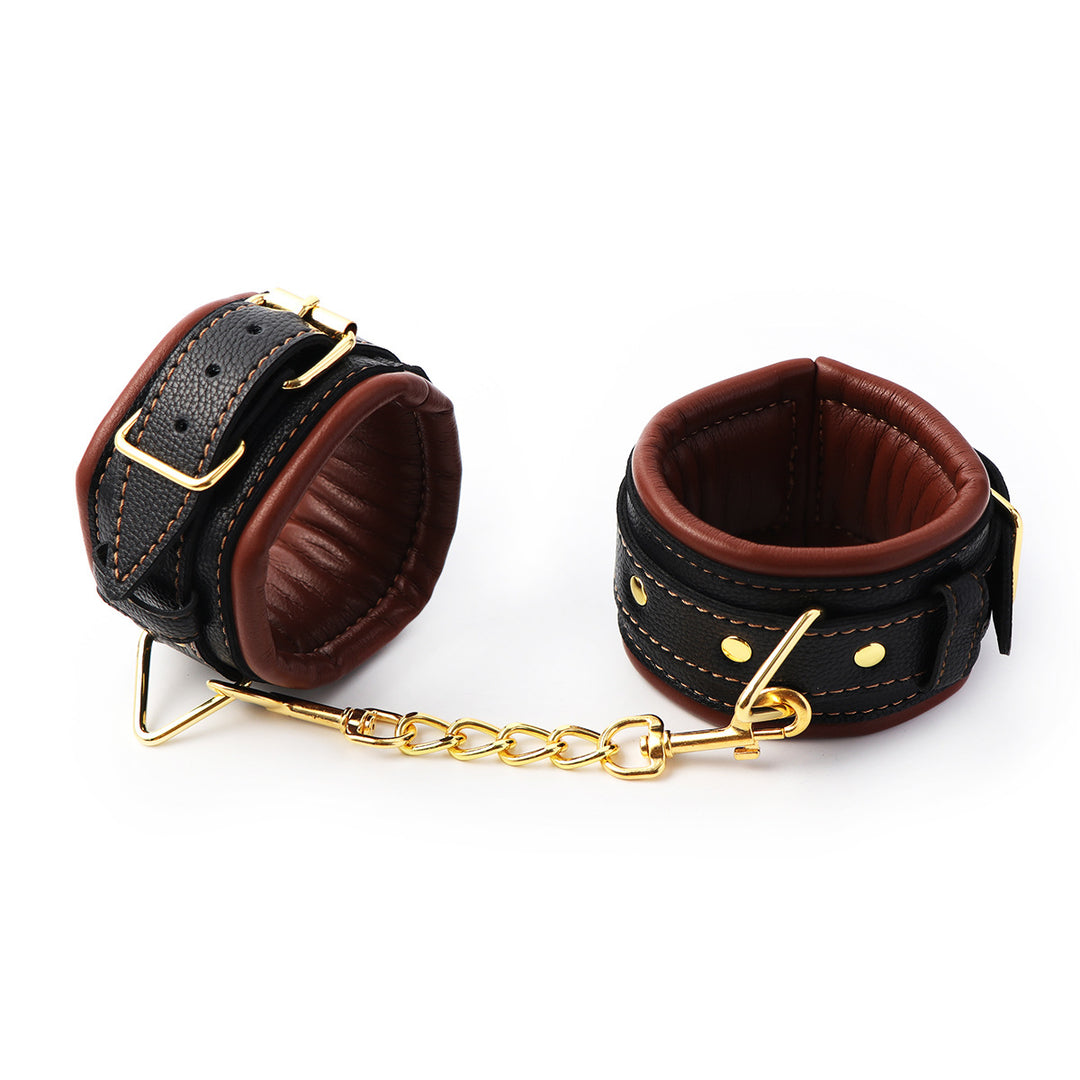 Padded Leather Restraint Cuffs