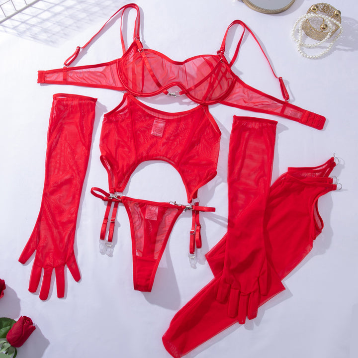 Veiled Temptation Sculpted Mesh Set