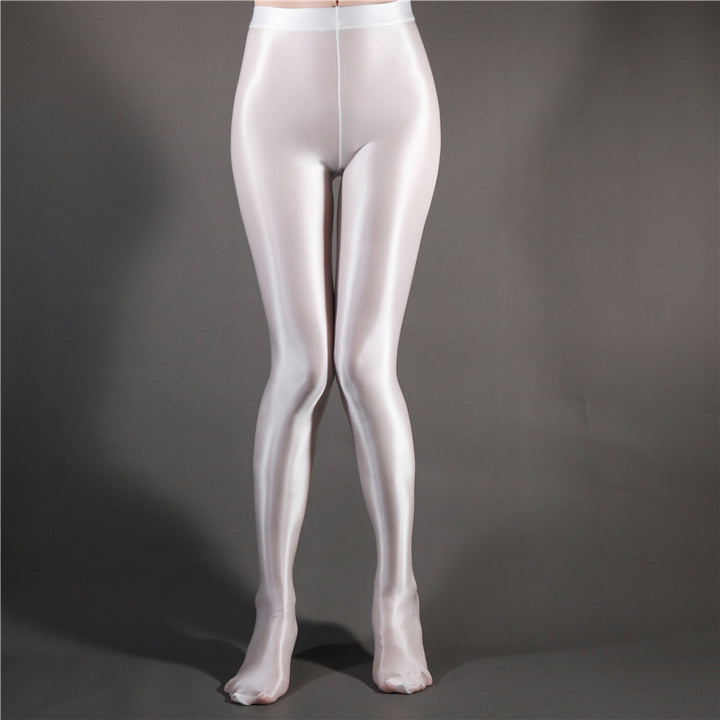 High Waist Glossy Full Length Pantyhose