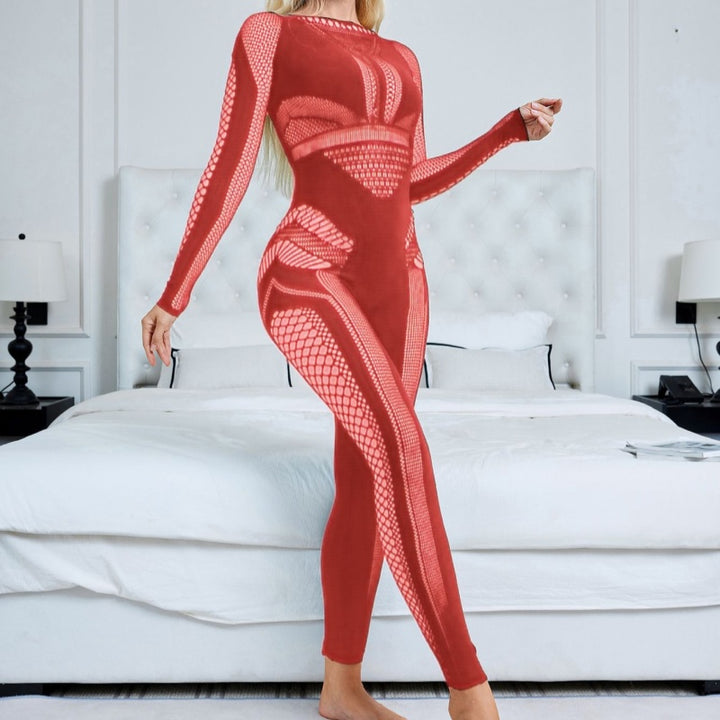 Timeless Sheer Hollow Out Bodysuit