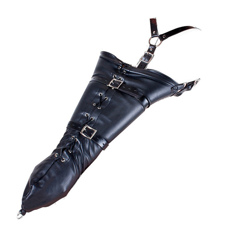 Lace-Up PU Leather Arm Bondage Glove
