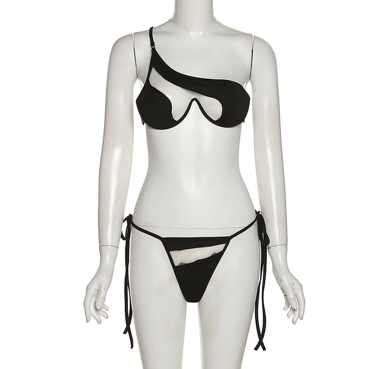 Strappy Cut-Out Micro Bikini Set