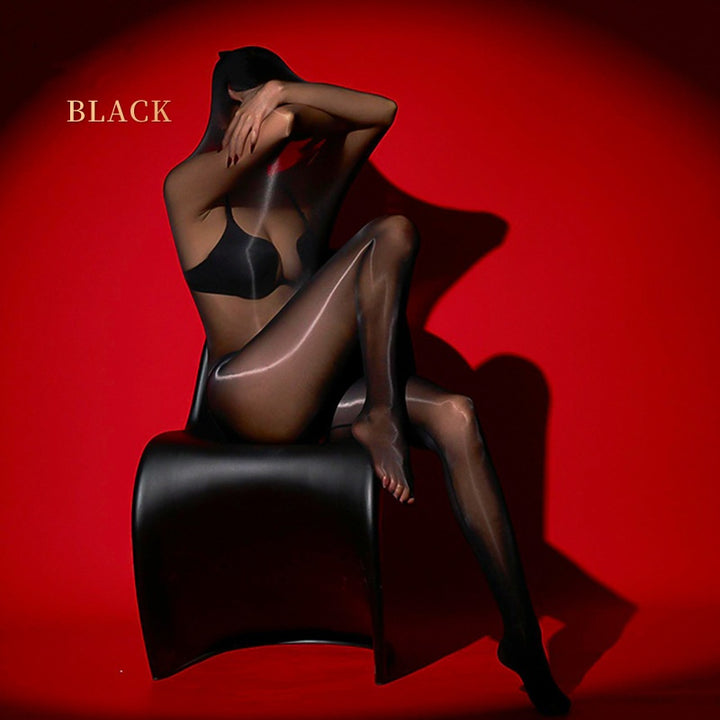 Ultra-Thin 8D Sheer Full-Body Stocking Bodysuit