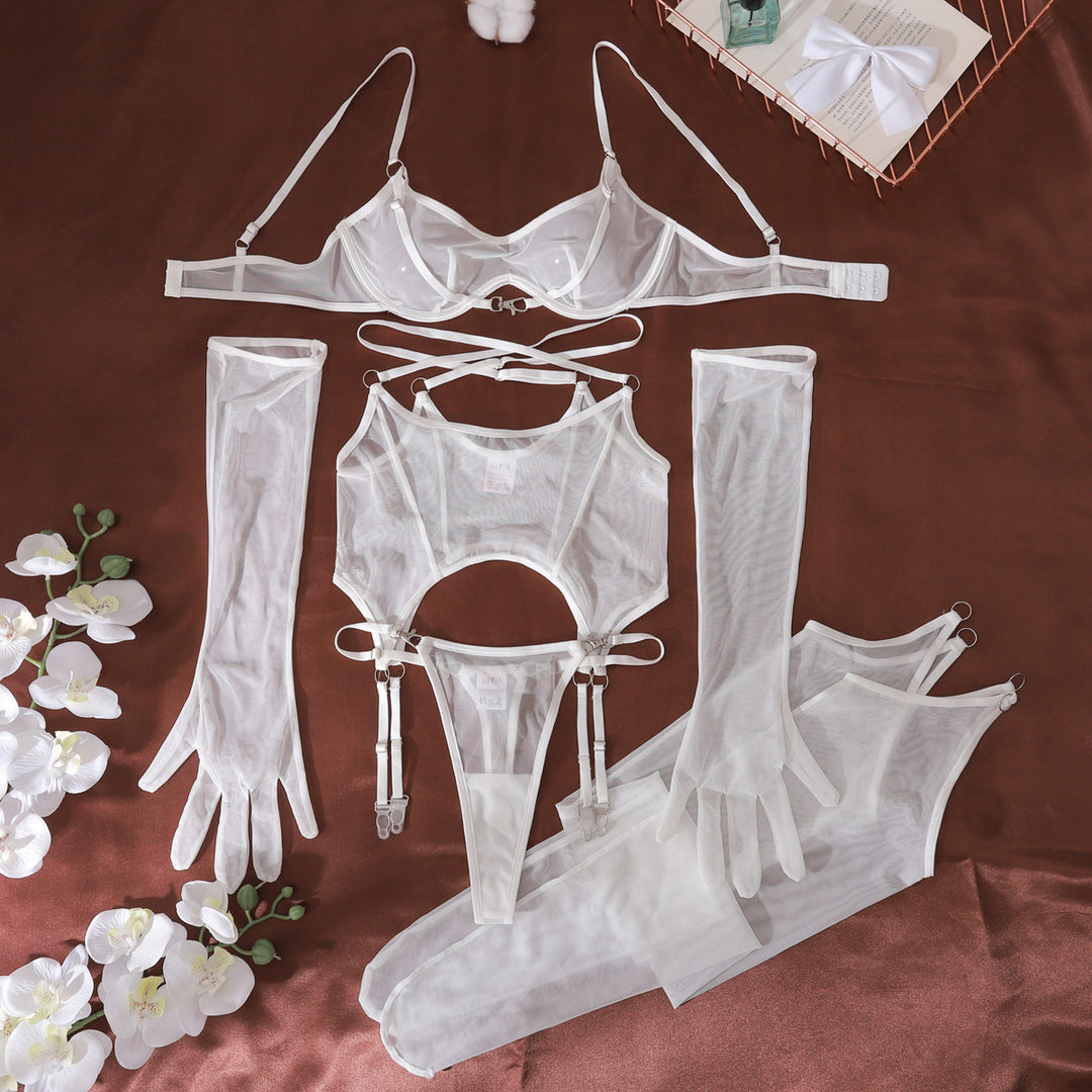 Veiled Temptation Sculpted Mesh Set