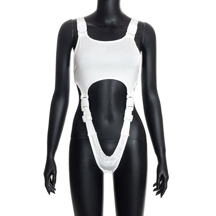 Strappy Cut-Out Erotic Bodysuit