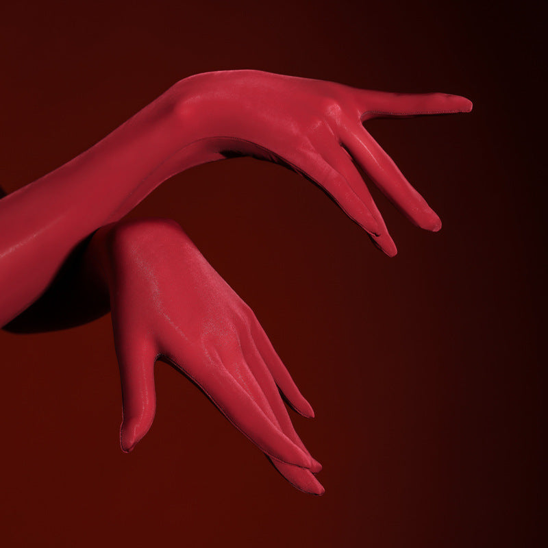 Silken Whisper Five-Finger Gloves