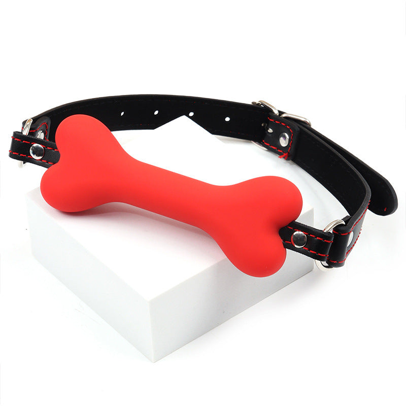 Bone Shaped Silicone Gag