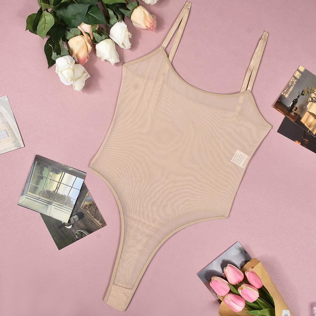 Sheer Seduction Sexy Mesh Bodysuit