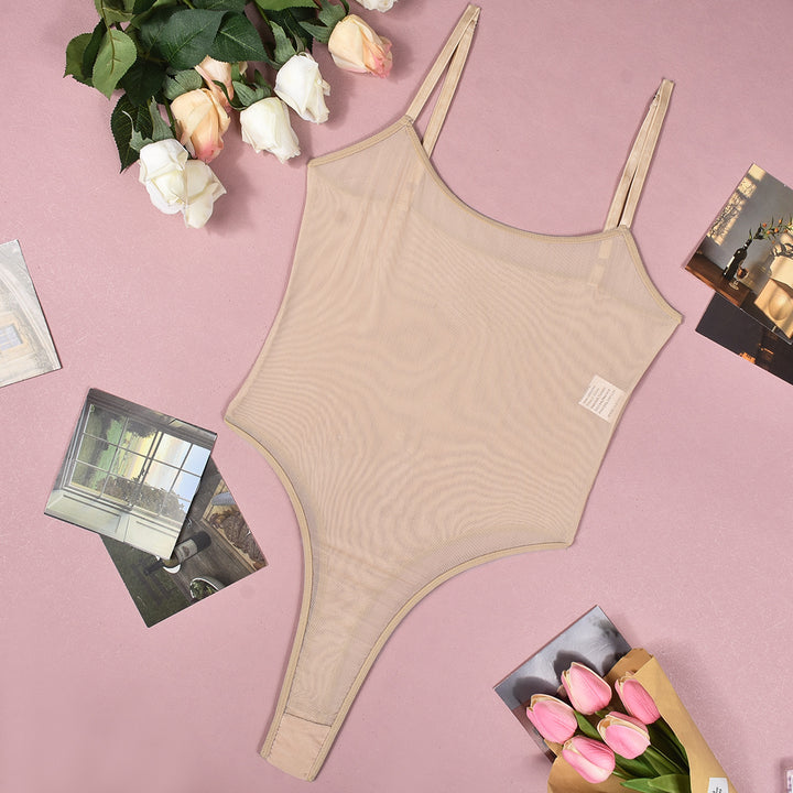Sheer Seduction Sexy Mesh Bodysuit
