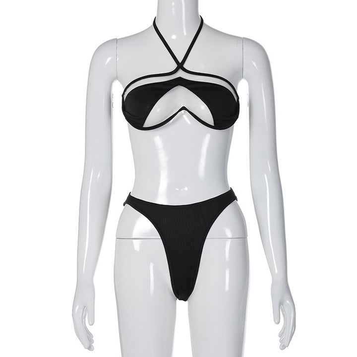 Strappy Cut-Out Micro Bikini Set
