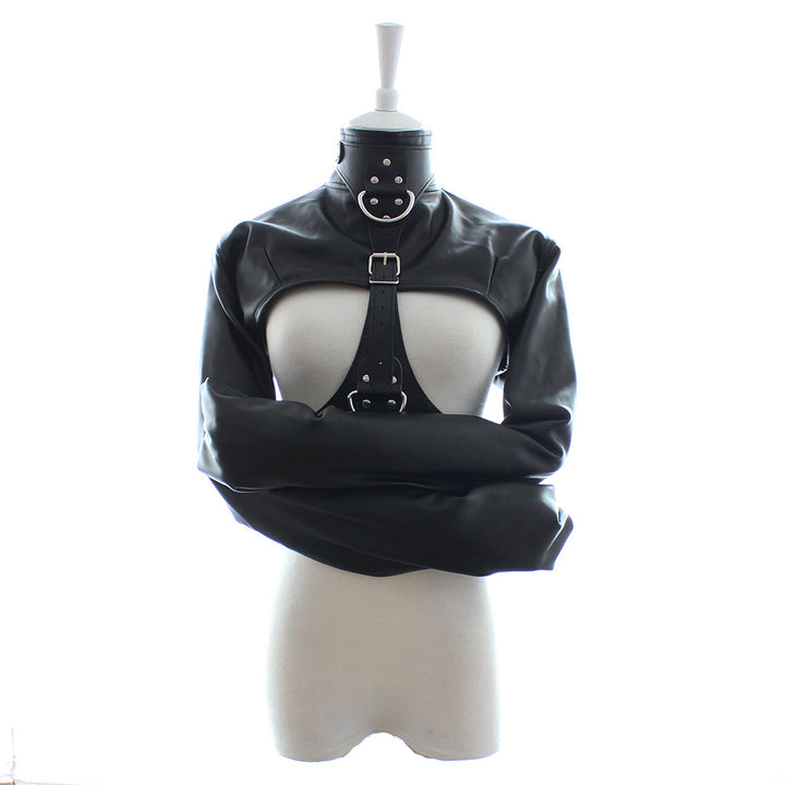 Patent Leather Restraint Bodysuit