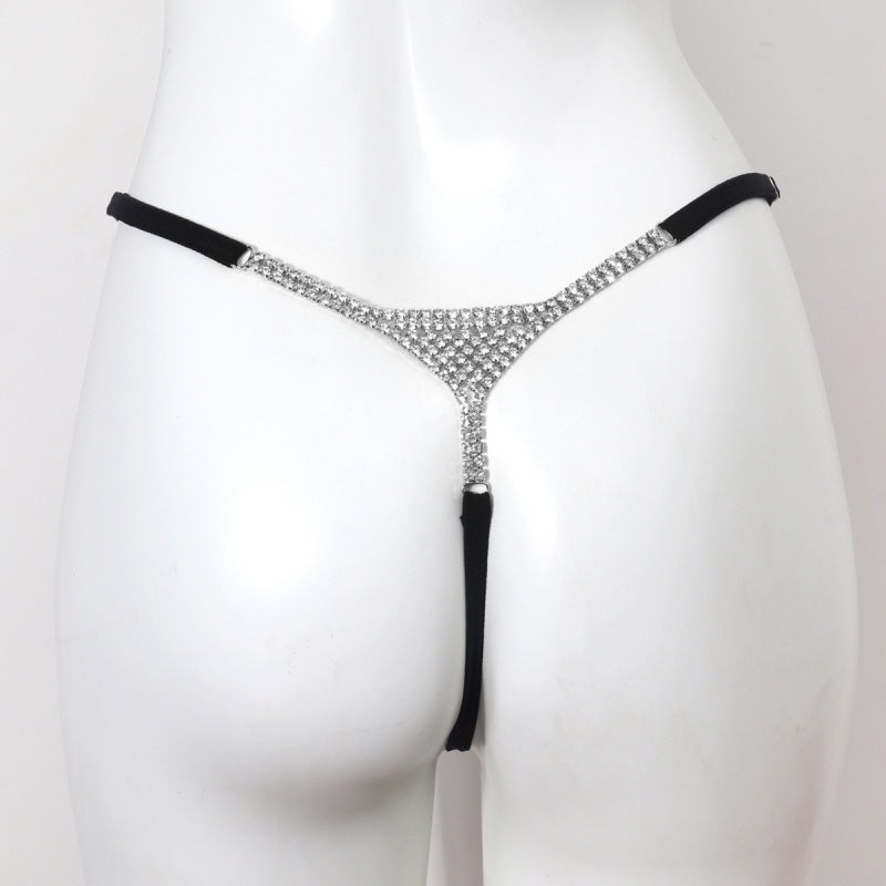 Crystal Accent Minimalist Thone Lingerie