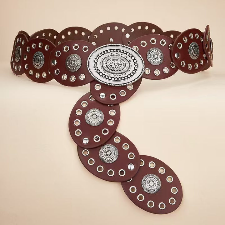 Bohemian Coin Studded Waist & Bust Harness Belt