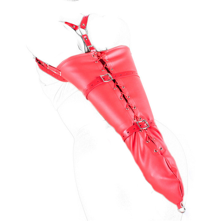 Lace-Up PU Leather Arm Bondage Glove