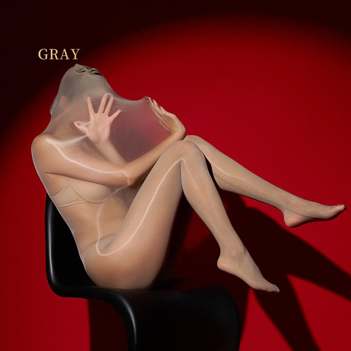 Ultra-Thin 8D Sheer Full-Body Stocking Bodysuit