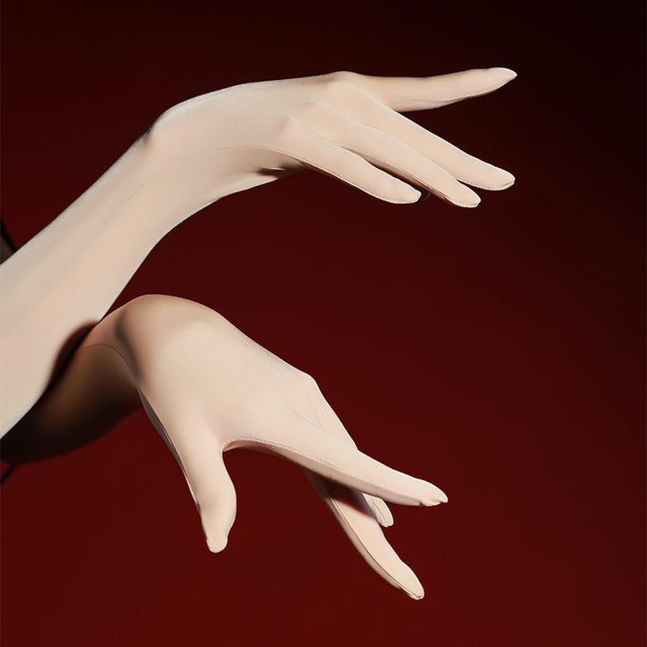 Silken Whisper Five-Finger Gloves