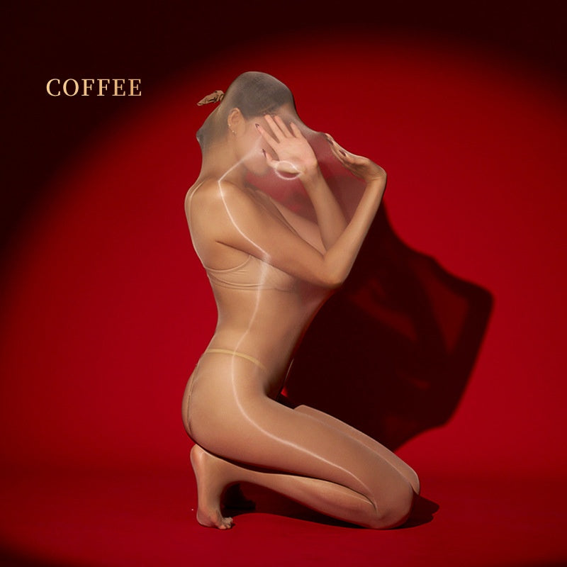 Ultra-Thin 8D Sheer Full-Body Stocking Bodysuit