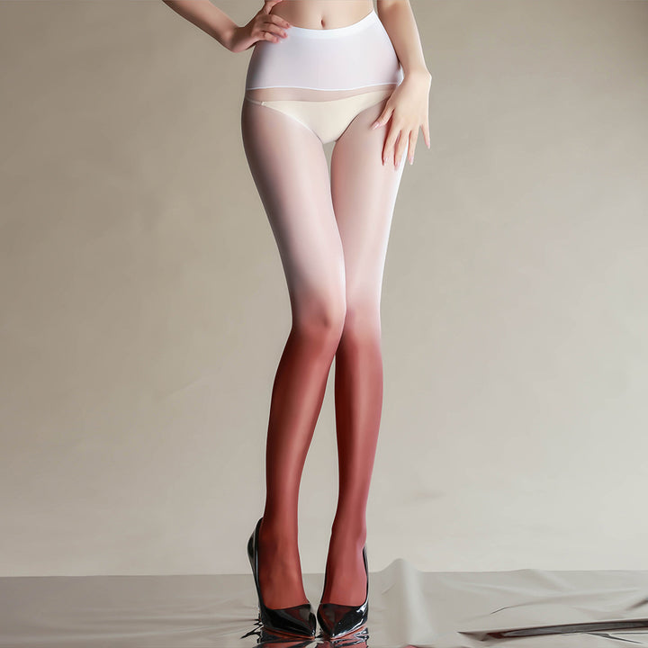 Gradient Shiny Sheer Pantyhose