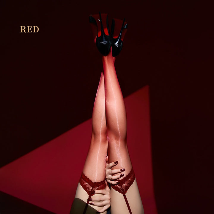 Desire Sheer Stockings with Lace Top