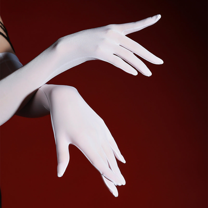 Silken Whisper Five-Finger Gloves