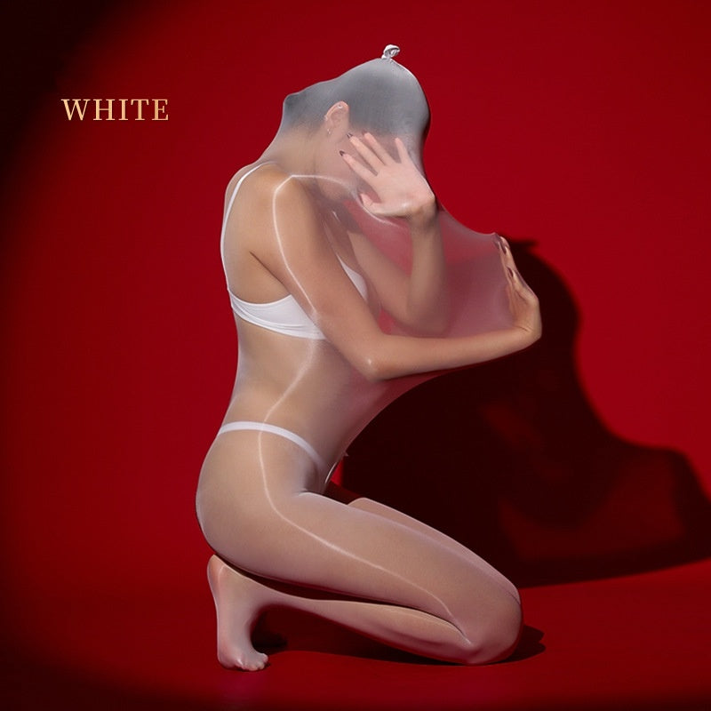 Ultra-Thin 8D Sheer Full-Body Stocking Bodysuit