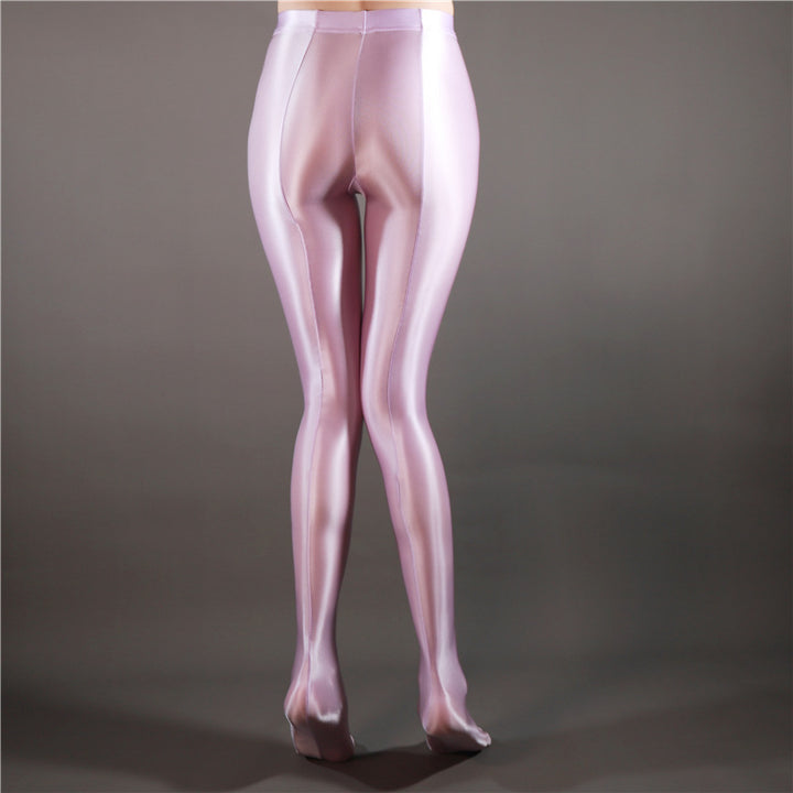 High Waist Glossy Full Length Pantyhose