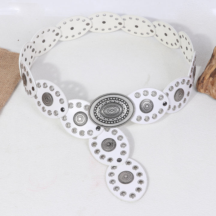 Bohemian Coin Studded Waist & Bust Harness Belt