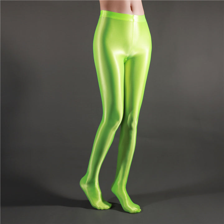 High Waist Glossy Full Length Pantyhose